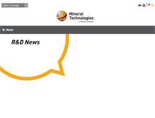 Tablet Screenshot of mineraltechnologies.com